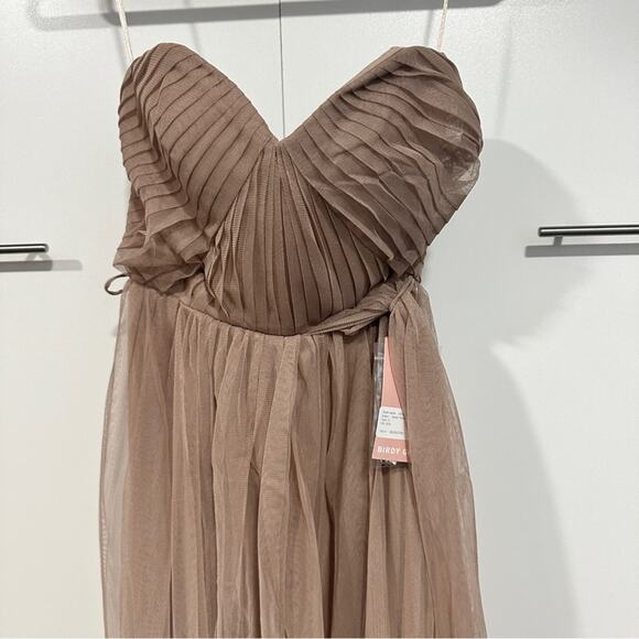 Birdy Grey Size S Sandy Taupe Christina Convertible Dress Bridesmaid Wedding - Picture 5 of 8